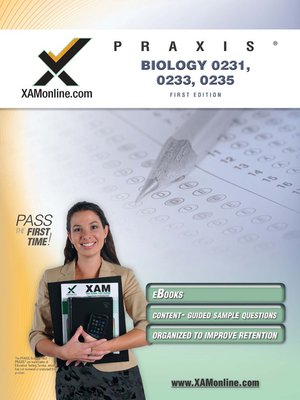 cover image of PRAXIS Biology 0231, 0233, 0235